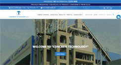 Desktop Screenshot of concretec.ae