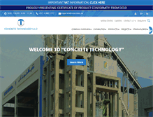 Tablet Screenshot of concretec.ae