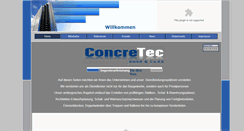 Desktop Screenshot of concretec.de